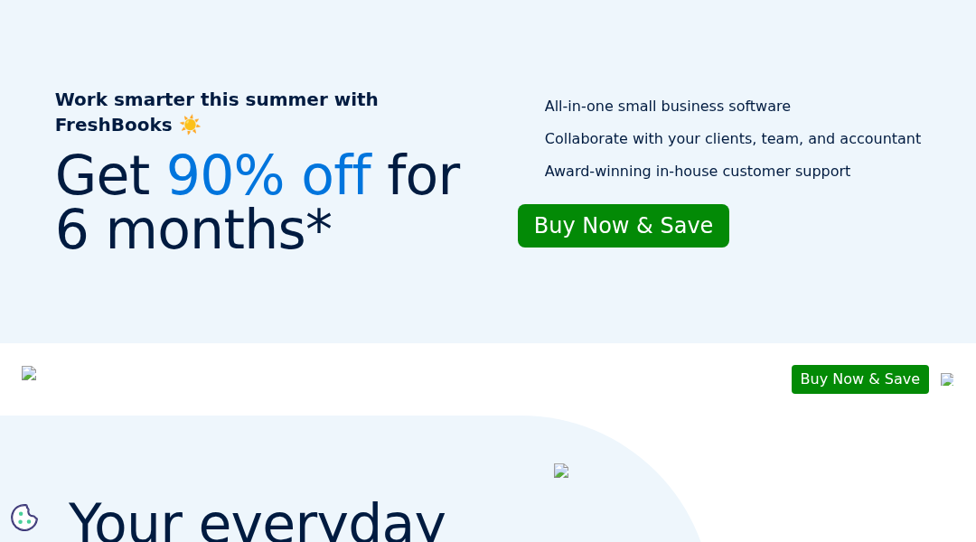 FreshBooks screenshot