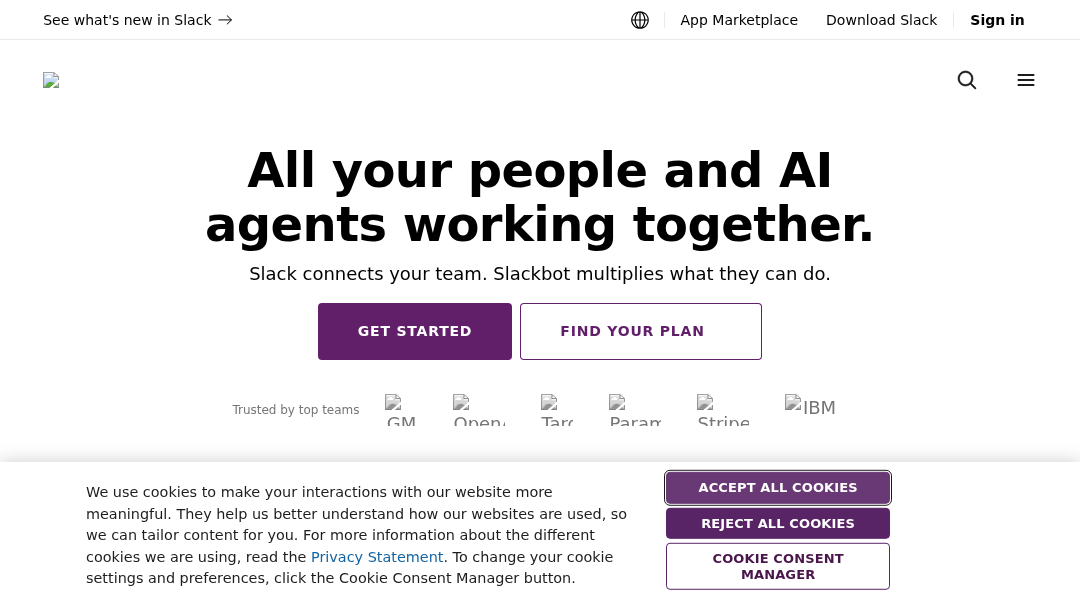 Slack screenshot