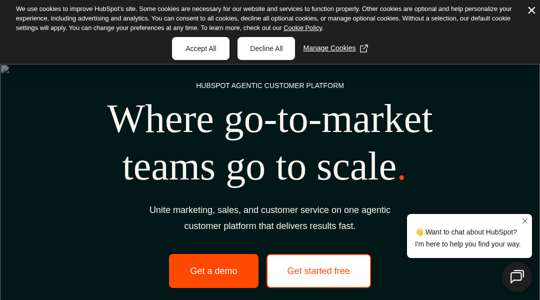 HubSpot screenshot