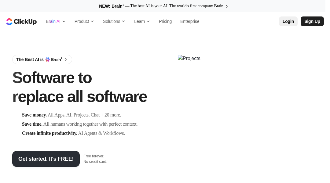 ClickUp screenshot
